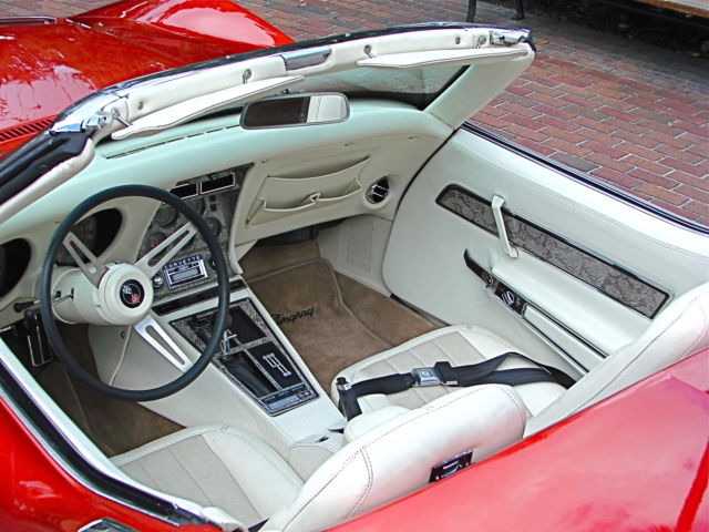 1970 candy red Chevrolet Corvette Convertible