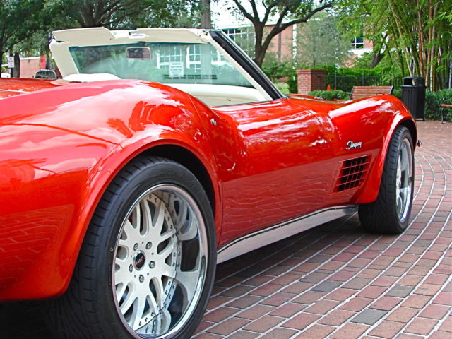 1970 candy red Chevrolet Corvette Convertible