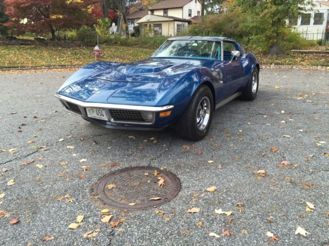 1970 Blue Chevrolet Corvette Coupe