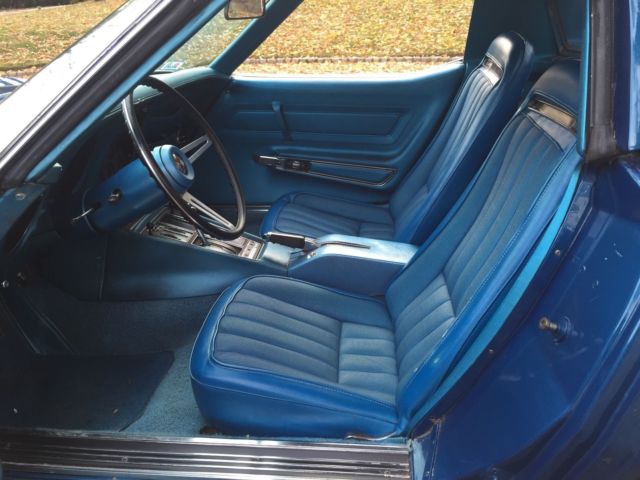 1970 Blue Chevrolet Corvette Coupe