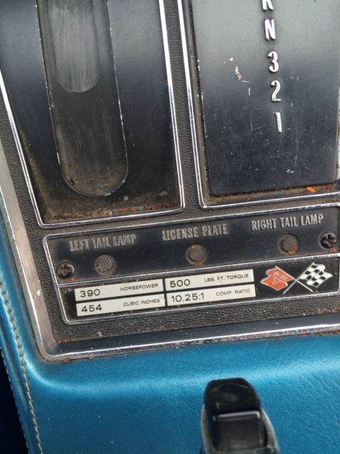 1970 Blue Chevrolet Corvette Coupe