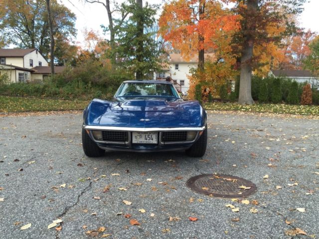 1970 Blue Chevrolet Corvette Coupe