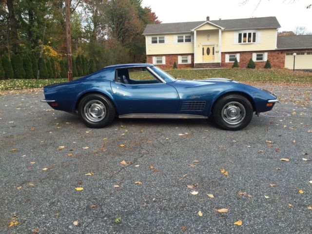 1970 Blue Chevrolet Corvette Coupe