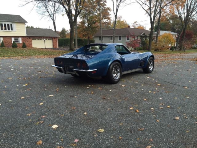 1970 Blue Chevrolet Corvette Coupe
