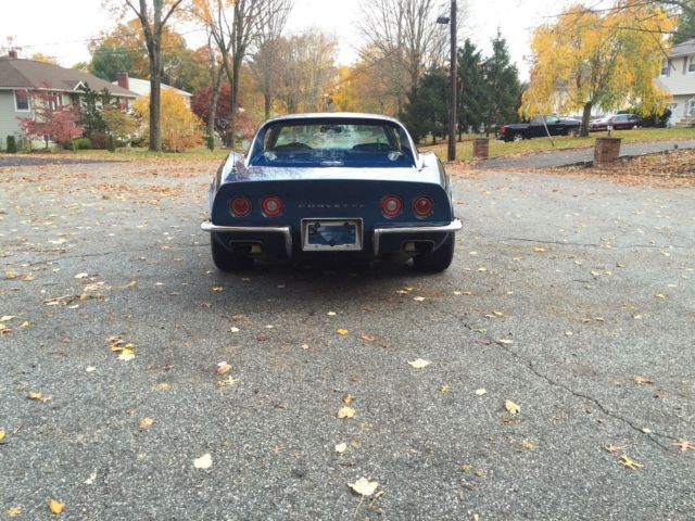 1970 Blue Chevrolet Corvette Coupe