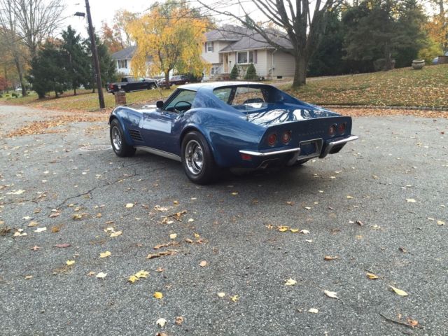 1970 Blue Chevrolet Corvette Coupe