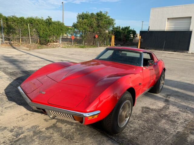 1970 red Chevrolet Corvette