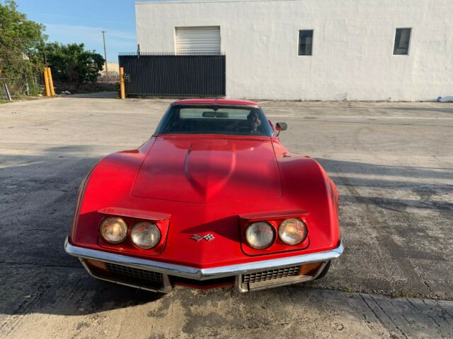 1970 red Chevrolet Corvette