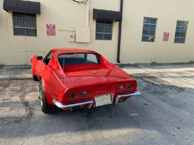 1970 red Chevrolet Corvette