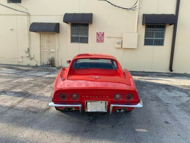 1970 red Chevrolet Corvette