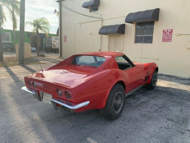 1970 red Chevrolet Corvette