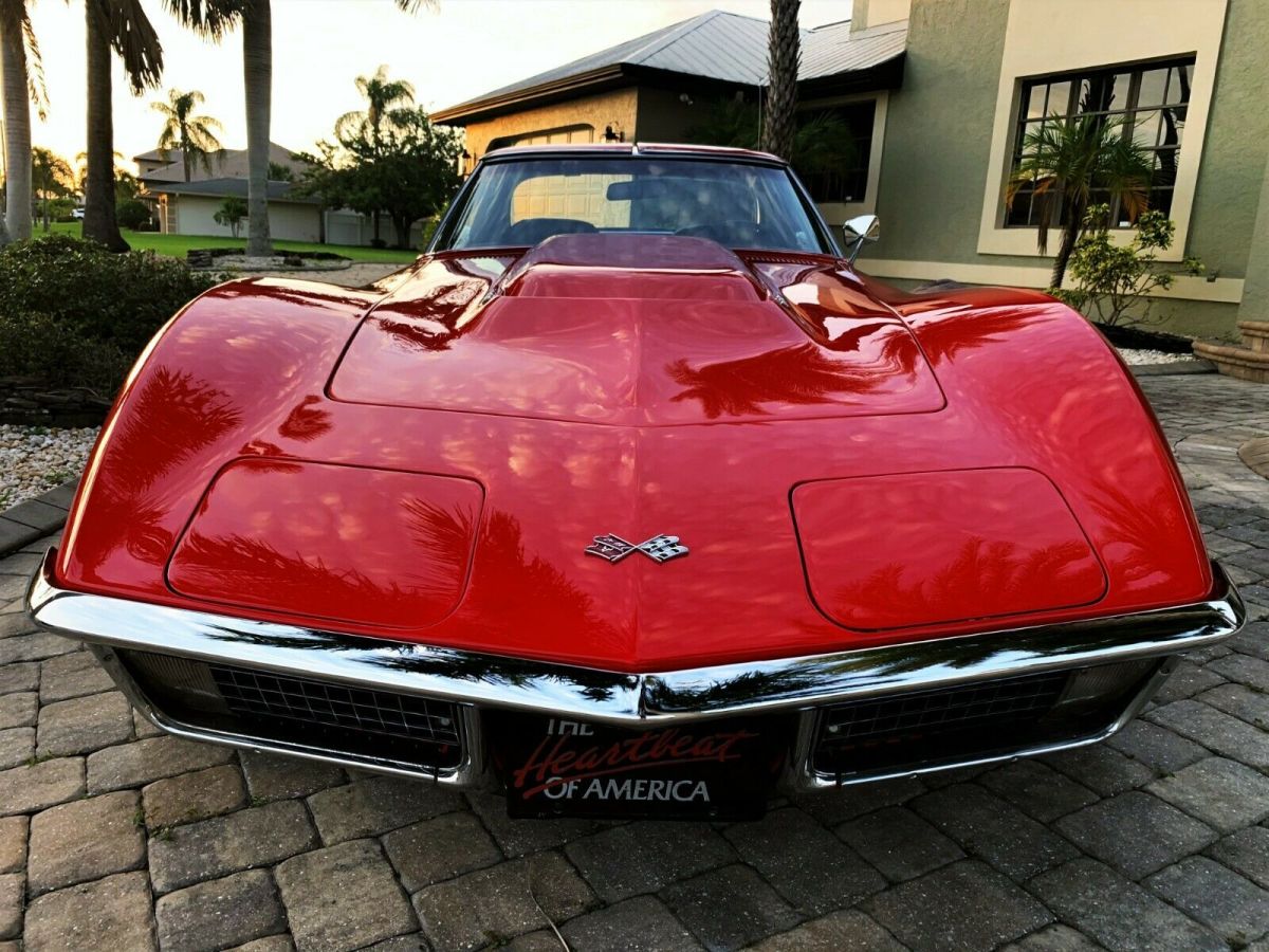 1970 Red Chevrolet Corvette Coupe