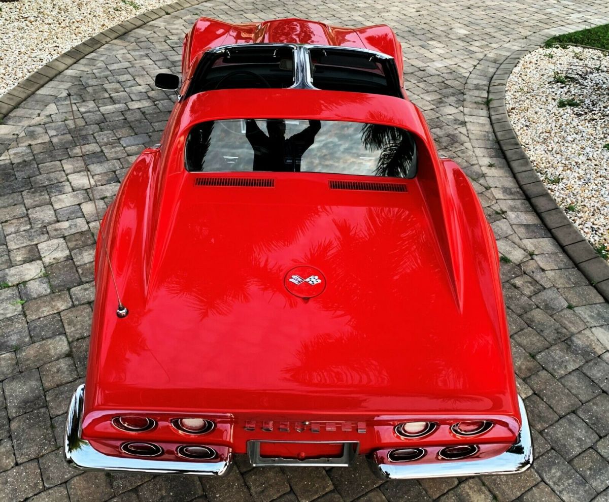 1970 Red Chevrolet Corvette Coupe