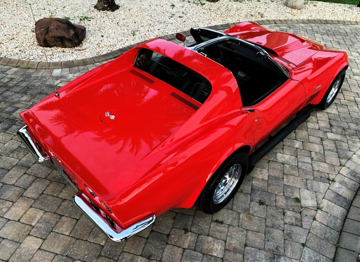 1970 Red Chevrolet Corvette Coupe