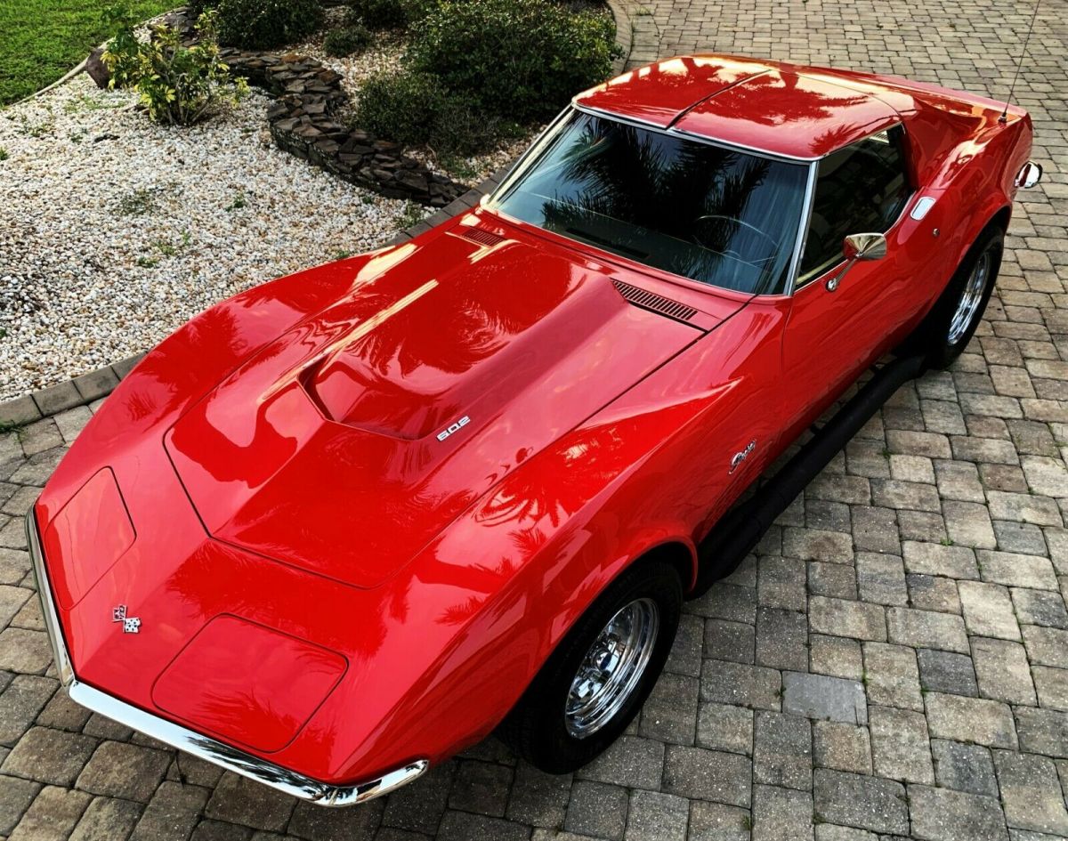 1970 Red Chevrolet Corvette Coupe