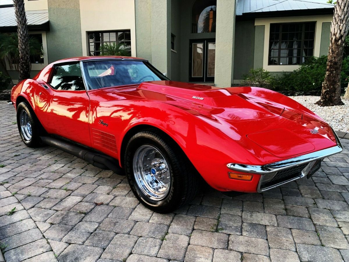 1970 Red Chevrolet Corvette Coupe