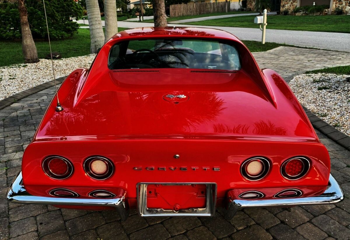 1970 Red Chevrolet Corvette Coupe