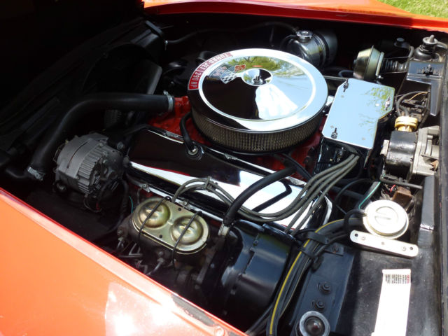 1970 Red Chevrolet Corvette Convertible