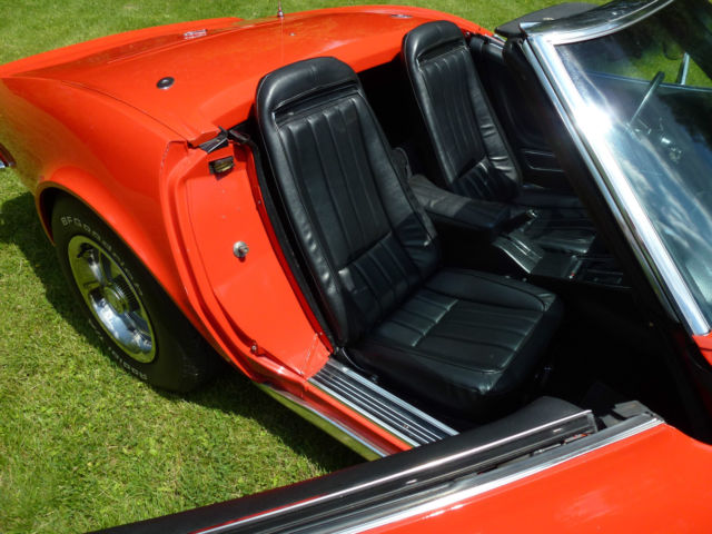 1970 Red Chevrolet Corvette Convertible