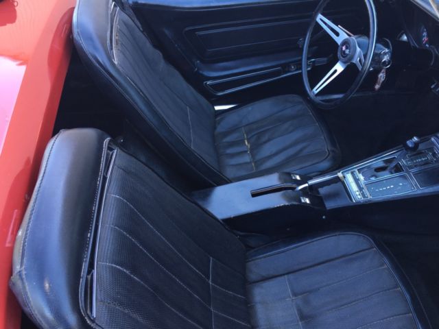 1970 Red Chevrolet Corvette Convertible