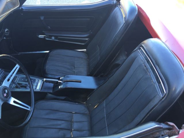 1970 Red Chevrolet Corvette Convertible