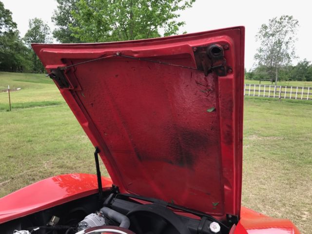 1970 Red Chevrolet Corvette Convertible