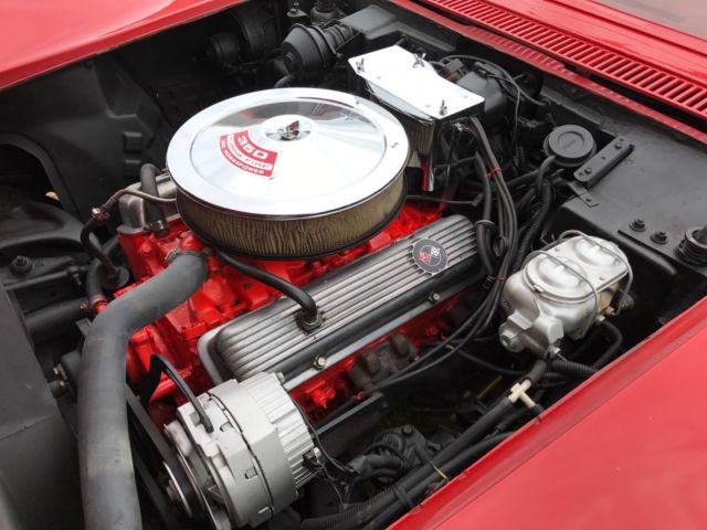 1970 Red Chevrolet Corvette Convertible