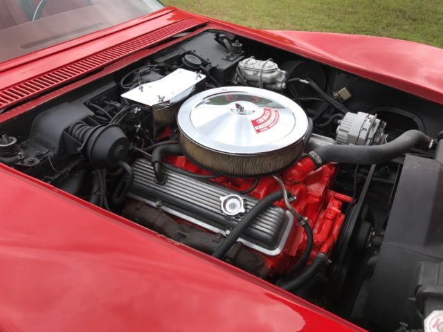 1970 Red Chevrolet Corvette Convertible