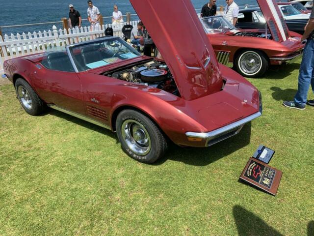 1970 Burgundy Chevrolet Corvette