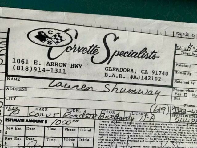 1970 Burgundy Chevrolet Corvette