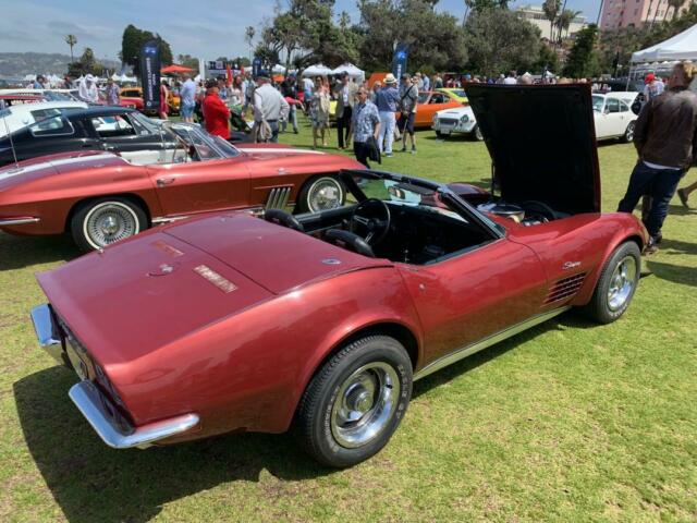 1970 Burgundy Chevrolet Corvette