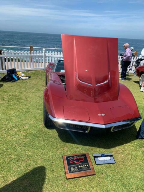 1970 Burgundy Chevrolet Corvette