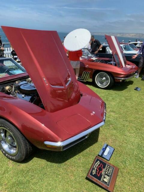 1970 Burgundy Chevrolet Corvette
