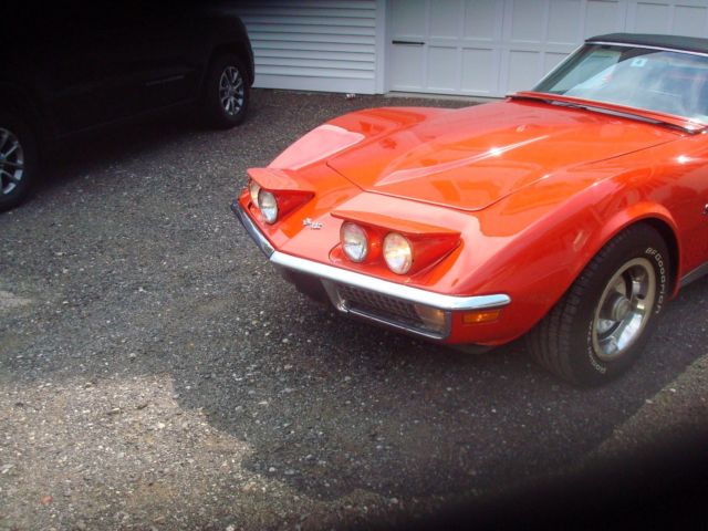 1970 Red Chevrolet Corvette Convertible