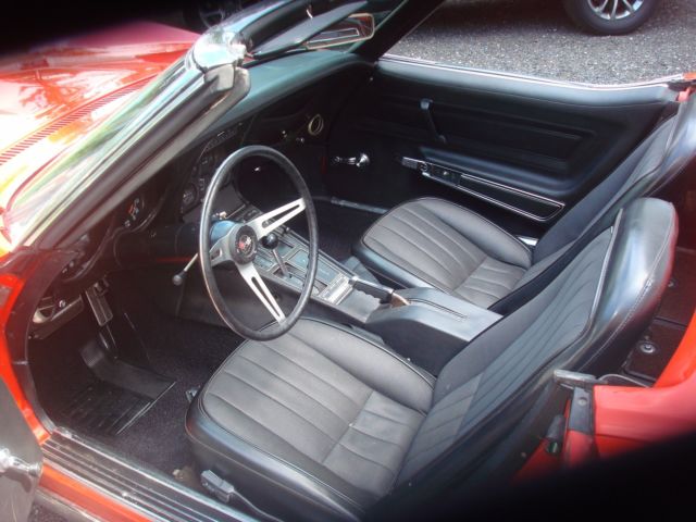 1970 Red Chevrolet Corvette Convertible