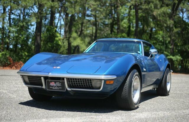 1970 Blue Chevrolet Corvette Coupe