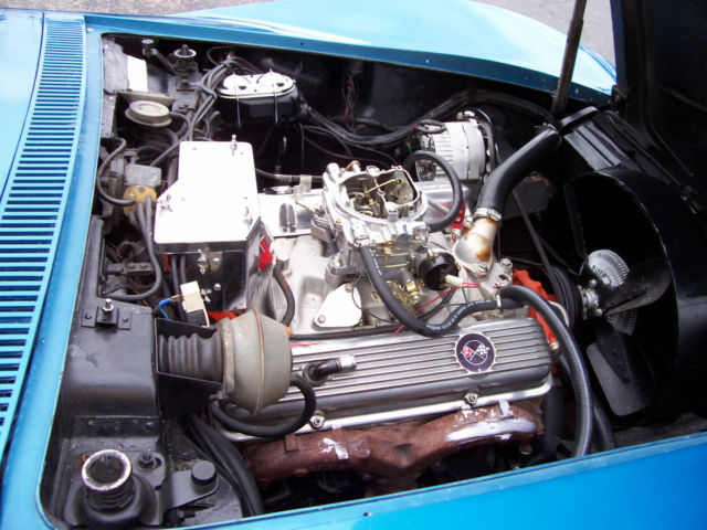 1970 mulsanne blue Chevrolet Corvette Coupe