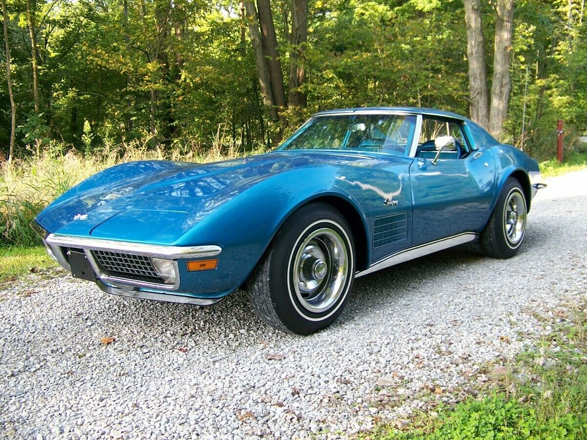 1970 Blue Chevrolet Corvette Coupe