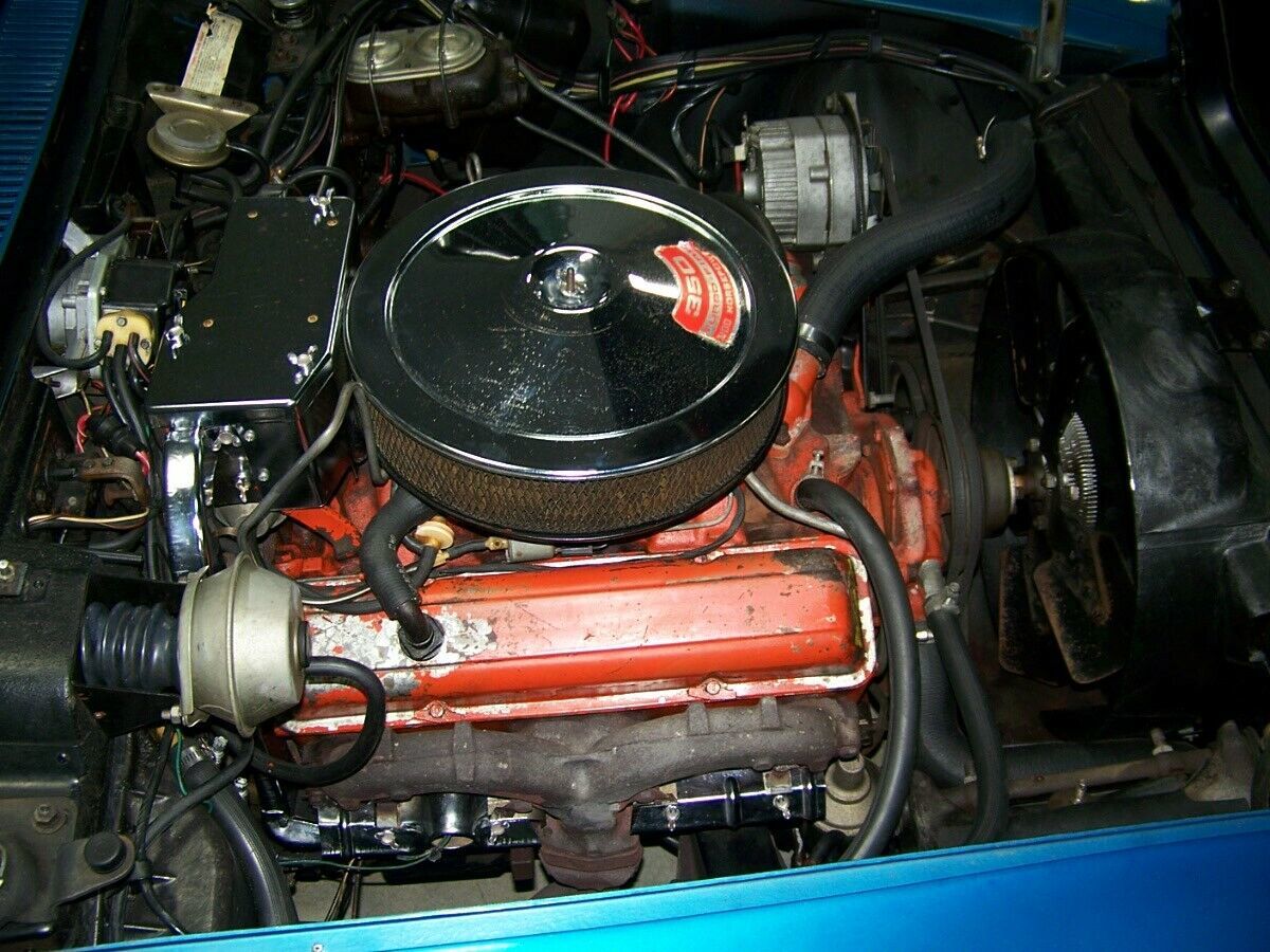 1970 Blue Chevrolet Corvette Coupe