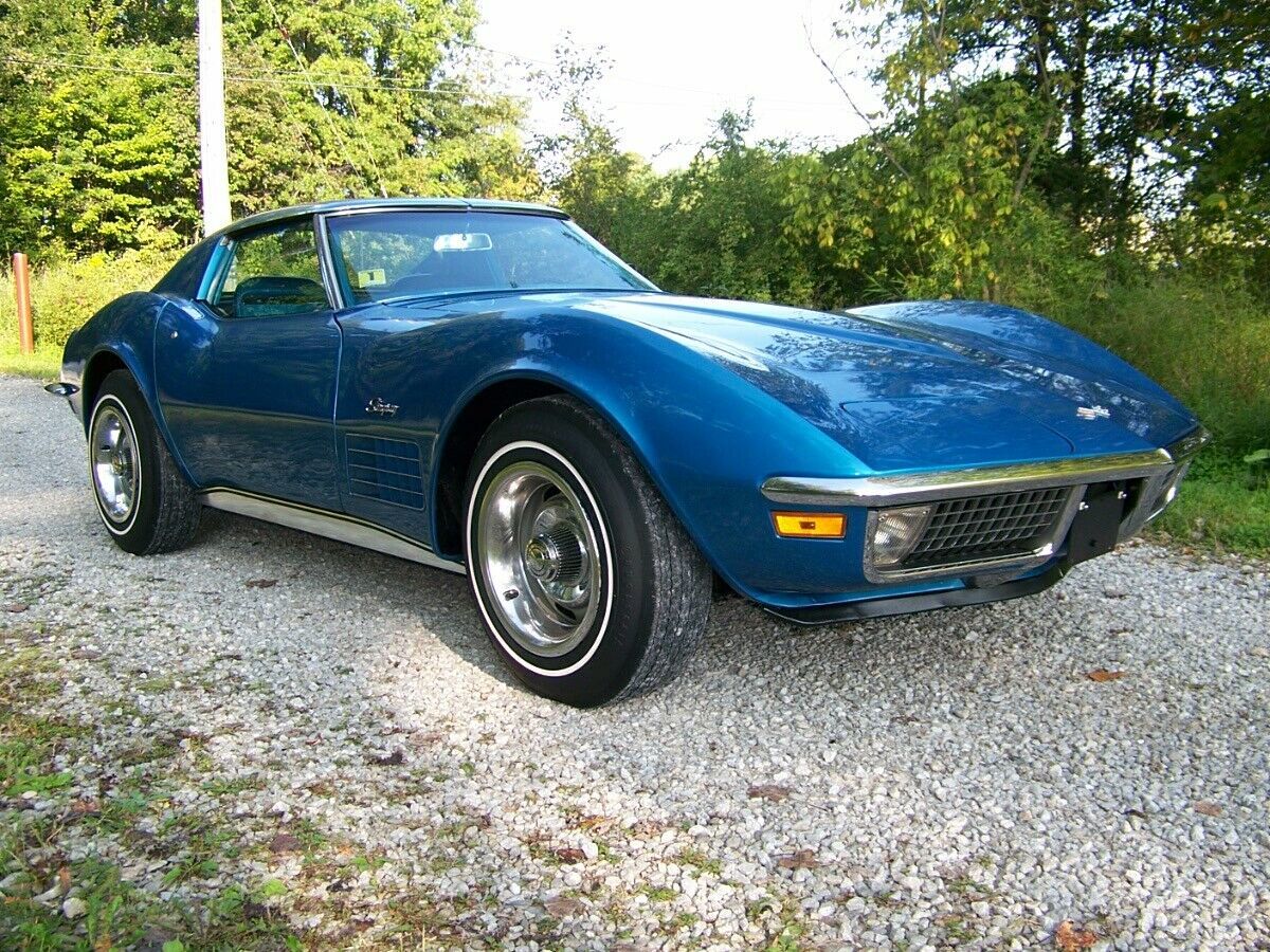 1970 Blue Chevrolet Corvette Coupe