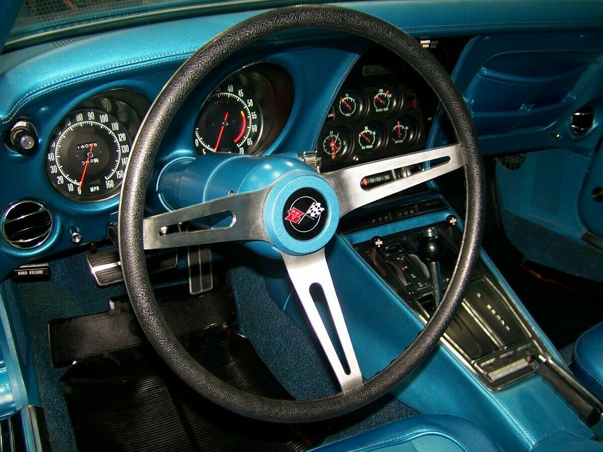 1970 Blue Chevrolet Corvette Coupe