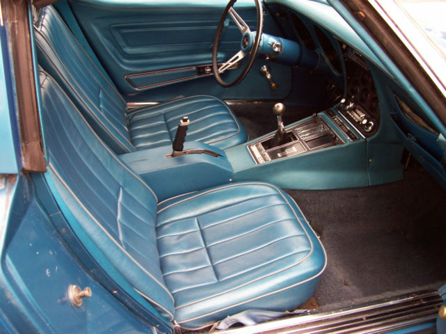 1970 mulsanne blue Chevrolet Corvette Coupe