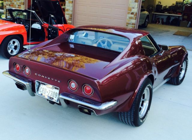1970 marlboro maroon Chevrolet Corvette coupe