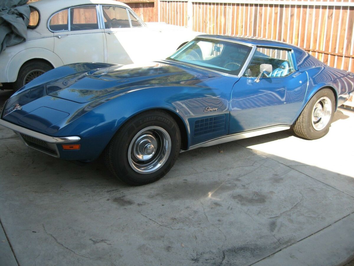 1970 Blue Chevrolet Corvette Coupe