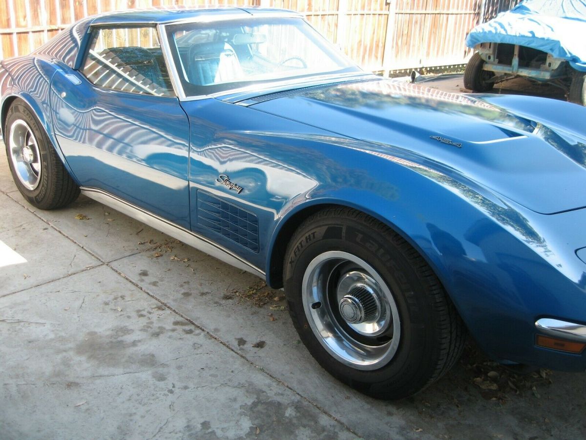 1970 Blue Chevrolet Corvette Coupe