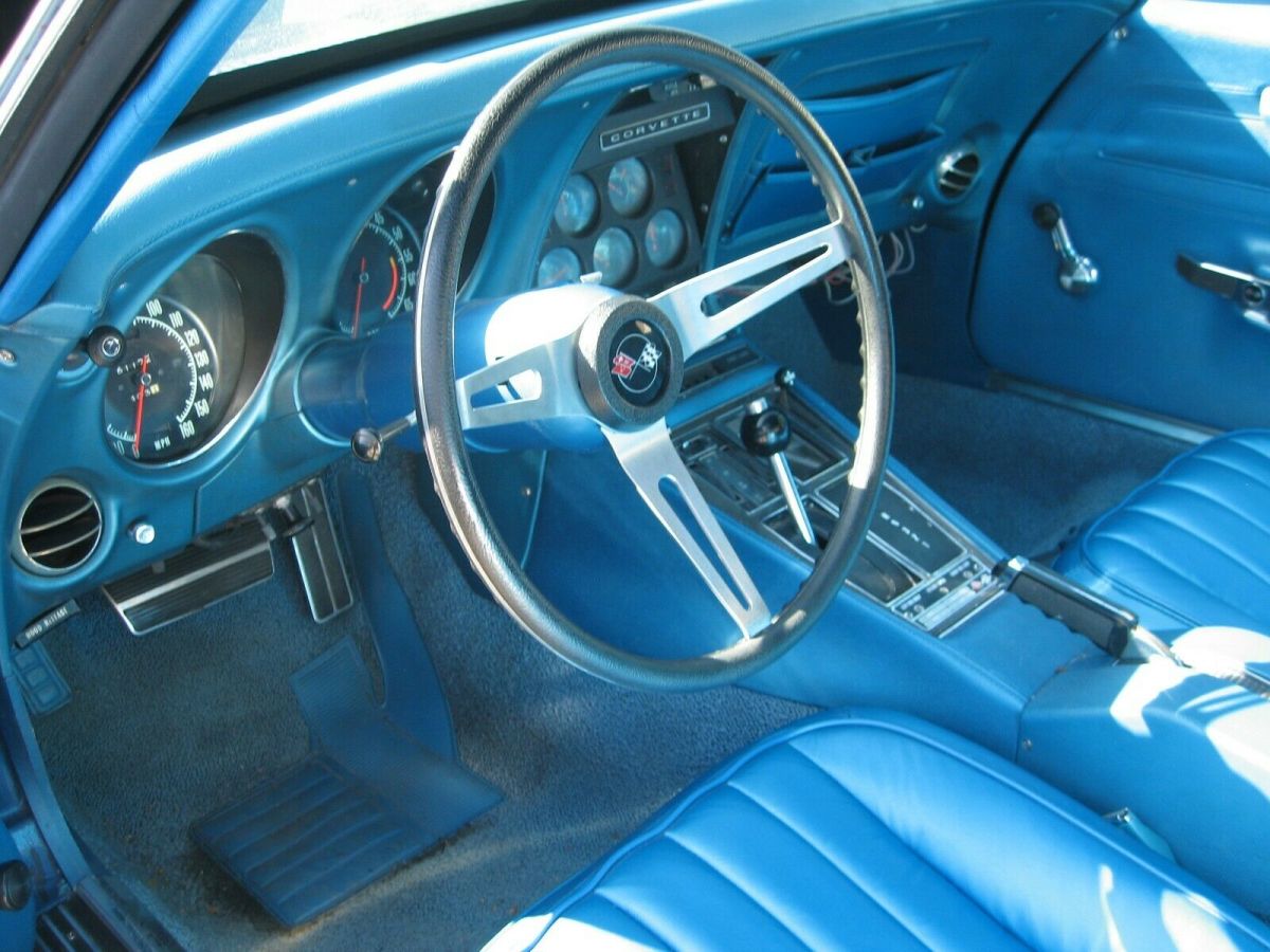 1970 Blue Chevrolet Corvette Coupe