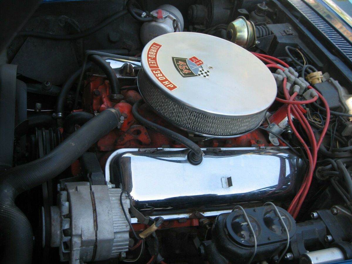 1970 Blue Chevrolet Corvette Coupe