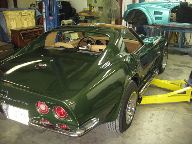 1970 Donneybrook Green Chevrolet Corvette "T" Top Coupe