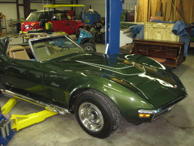 1970 Donneybrook Green Chevrolet Corvette "T" Top Coupe