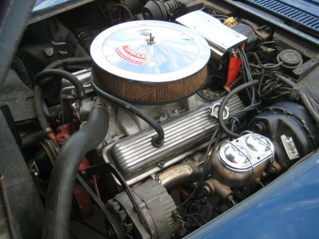 1970 Blue Chevrolet Corvette Coupe
